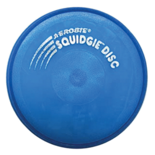 Lietajúci tanier Aerobie SQUIDGIE Disc modrý (ohybný lietajúci disk)