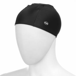 Plavecká čiapka Fashy LYCRA čierna (kvalitná plavecká čiapka / krátka nad uši)