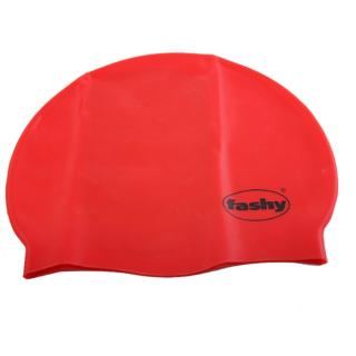 Plavecká čiapka Fashy SILICONE červená (silikónová čiapka pre dospelých)