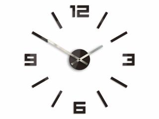 Moderné nástenné hodiny ARABIC WENGE HMCNH056-wenge (nalepovacie hodiny na stenu)