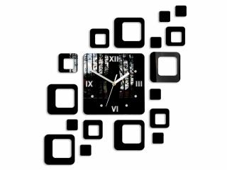 Moderné nástenné hodiny ROMAN  NH010 (nalepovacie hodiny na stenu)