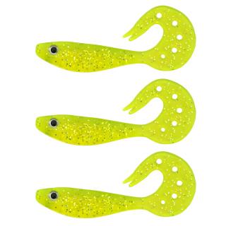 Nevis Twister Shad Vantage 3db/cs 9cm  6,56gr/ks Varianta: Flash Chartreuse