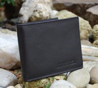 Čierna peňaženka pánska koža matná