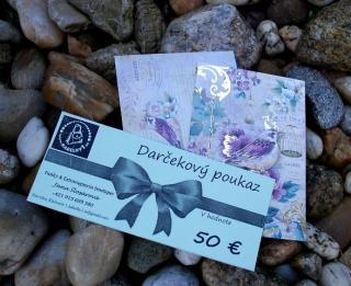 Darčeková poukážka 50,00 €