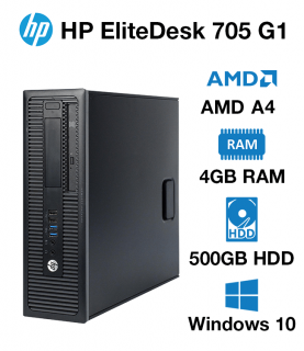 HP 705 G1 SFF AMD A4, 4GB, 250GB HDD
