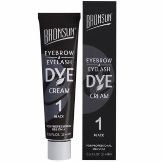 Bronsun Cream Dye krémová farba na obočie a riasy 15 ml Barva: #4 Chestnut