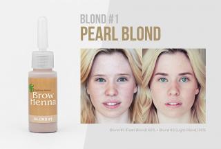Brow Xenna henna na obočie – fľaštička 10 ml Barvy: Pearl Blond č. 201