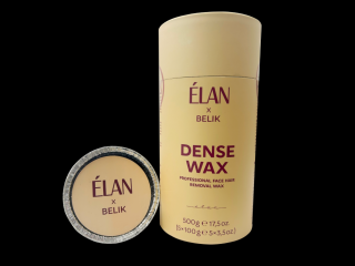 ÉLAN Dense Wax – vosk na depiláciu tváre v tégliku 100 g Hmotnost: 500 g (5×100 g)