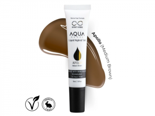 Infinity Aqua Drops hybridná tekutá farba na obočie 15 ml Barva: Apollo (Medium Brown)