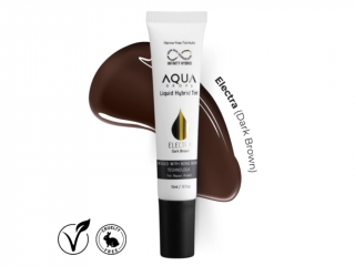 Infinity Aqua Drops hybridná tekutá farba na obočie 15 ml Barva: Electra (Dark Brown)