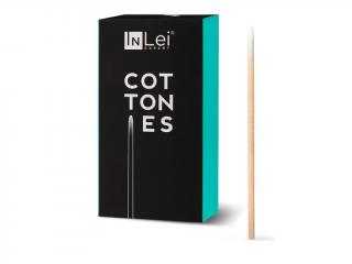 InLei® COTTONIES drevené tyčinky s bavlnenou špičkou 100 ks