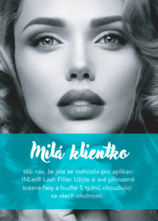 Inštrukcie po aplikácii Lash Filler 1 ks