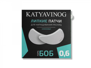 Katya Vinog BOB silikónové podložky pod oči biele 1 pár Velikost: 0.6