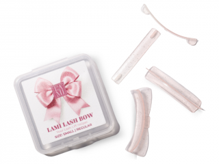 Lami Lashes Bow kompenzátory 2 páry Barva: Průhledná se třpytkami