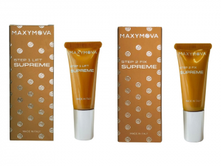 Maxymova SUPREME sada na lamináciu rias a obočia (krok 1 + krok 2) – tuba 2×10 ml