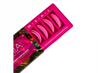 Mia Pre Lashes silikónové natáčky na lash lifting ružové Velikost: MIX (sada 4 párů – XS, S, M, L)