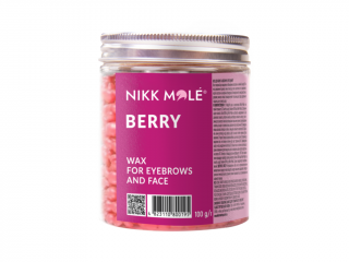 Nikk Mole depilačný vosk na obočie a tvár 100 g Typ: Berry (lesní plody)