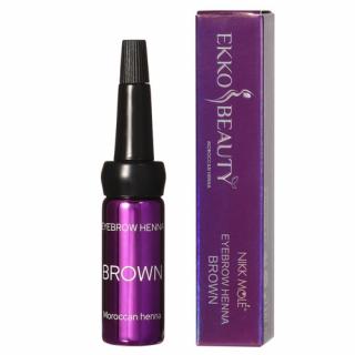 Nikk Mole EKKOBEAUTY henna na obočie 5 ml Barva: Brown