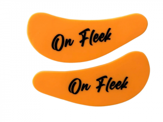 SC znovu použiteľné silikónové podložky pod oči 1 pár Typ: Oranžové ON FLEEK