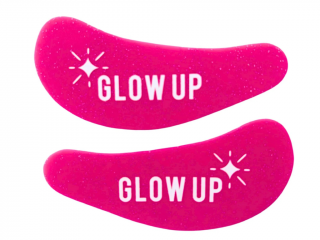 SC znovu použiteľné silikónové podložky pod oči 1 pár Typ: Tmavě růžové GLOW UP