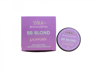 ZOLA BB Blond Powder – silne zosvetľujúci prášok na obočie (odstraňovač farby) 10 g