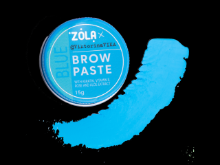 ZOLA brow pasta s keratínom, aloe vera a vitamínom E 15 g Barva: Blue - modrá