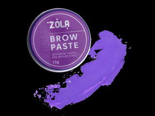 ZOLA brow pasta s keratínom, aloe vera a vitamínom E 15 g Barva: Violet - fialová