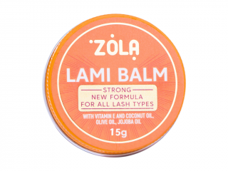 ZOLA Lami Balm Strong – lepiaci balzam na lash lifting Typ: Lami Glue Orange – oranžová, vůně pomeranče, Hmotnost: 15 g
