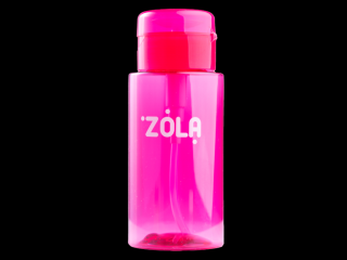 ZOLA prázdna plastová fľaštička s pumpičkou 180 ml Barva: Růžová