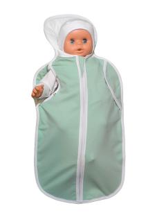GAJI / Perinka Mimi - ulitka  otvor pre ručky- sv.zelená