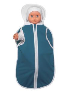 GAJI / Perinka Mimi - ulitka  otvor pre ručky- tm.zelená