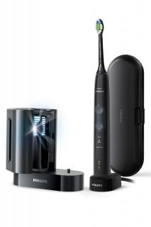 Sonická zubná kefka s UV Sanitizérem Philips Sonicare ProtectiveClean Black 5100 HX6850/57 s 3 režimami