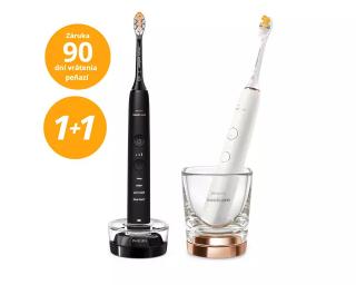 Sonické kefky s aplikáciou Philips Sonicare 9000 DiamondClean HX9914/69 1+1 (2ks)