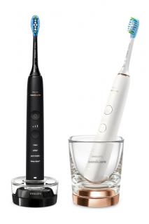Výhodné balenie obsahuje sonickú kefku 1+1 Philips Sonicare DiamondClean 9000 Black and White HX9914/57 s aplikáciou + náhradné hlavice Philips…