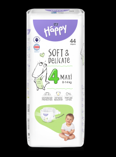 Detské plienky Bella Baby Happy Soft and Delicate Maxi - 44 ks