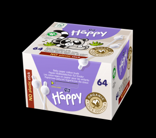 Hygienické detské tyčinky Happy - 64 ks