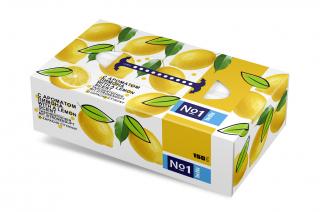 Hygienické papierové vreckovky citrónové - 150 ks