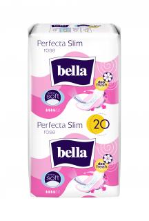 Hygienické vložky Bella Perfecta Slim Rose deo - 20 ks