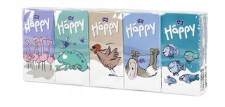 Hygienické vreckovky Happy 10 x 9 ks