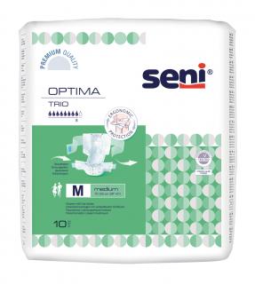 Plienkové nohavičky s nastaviteľným pásom Seni Optima Trio Medium - 10 ks