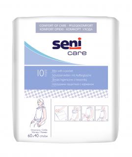 Seni Care podbradník s vreckom 10 ks