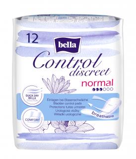 Urologické vložky Bella Control Discreet Normal- 12 ks