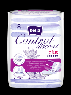Urologické vložky Bella Control Discreet Plus- 8 ks