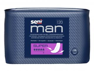 Urologické vložky pre mužov Seni Man Super - 20 ks
