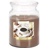 Premium line Coffee vonná sviečka 500 g, 100 hodín (biele kvety)