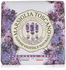 Prírodné mydlo Marsiglia Toscano levanduľa  200 g (Sapone vegetale lavanda)