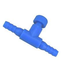 Plastový ventil - Regulácia kyslíka - Modrý