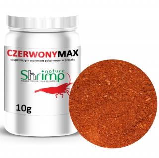 Shrimp Nature Red MAX - Maximálne červená 10g (Vzorka)