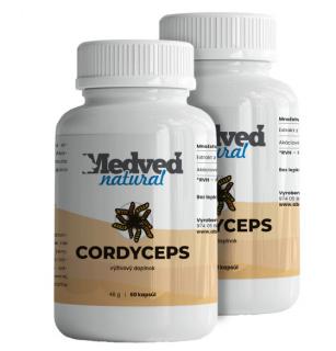 2x CORDYCEPS po 60 kapsúl (120 kapsúl spolu)