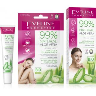 99% ALOE VERA - Ultrajemný set na depilaciu tváre a brady